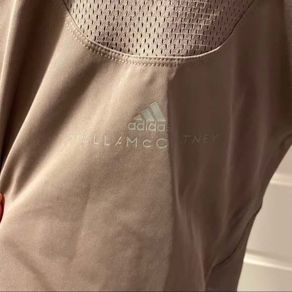 Adidas by Stella McCartney Performance Essentials Tank Top taupe beige XS - Picture 13 of 16